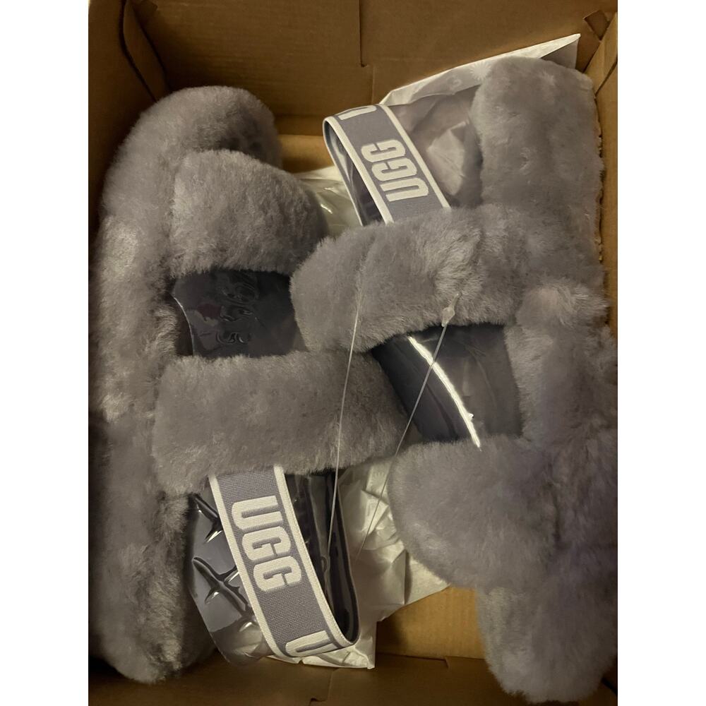 NEW UGG Oh Yeah Slide - Gray with Slingback Logo Women's Size 9 - Picture 8 of 9